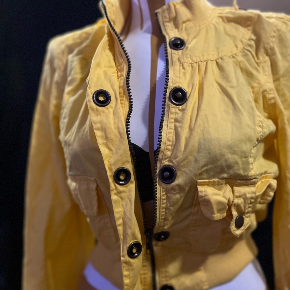 Yoki brand bright yellow jacket